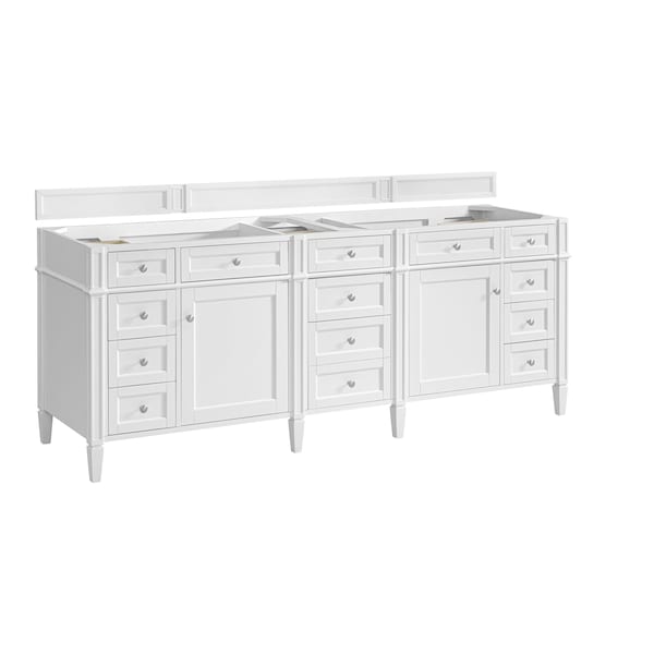James Martin Vanities 84'' Double Vanity in Bright White 655-V84-BW - main